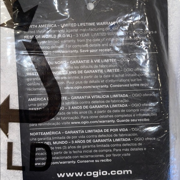 Ogio Golf Towel White New - Picture 3 of 3